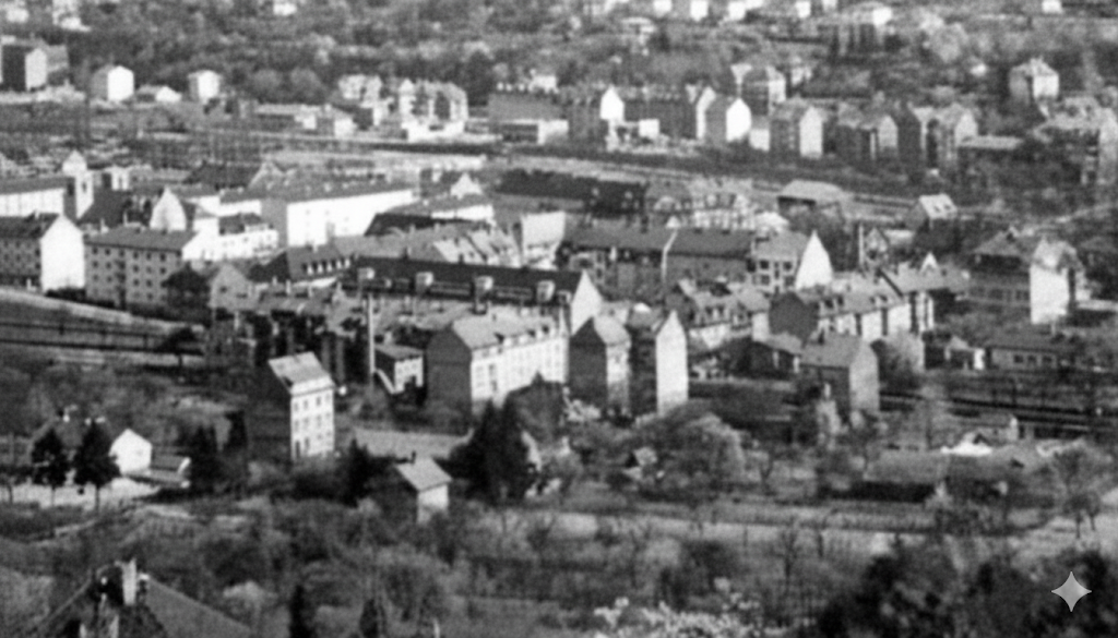 Hofäcker in 50er Jahren in Maihälden - historische Aufnahme